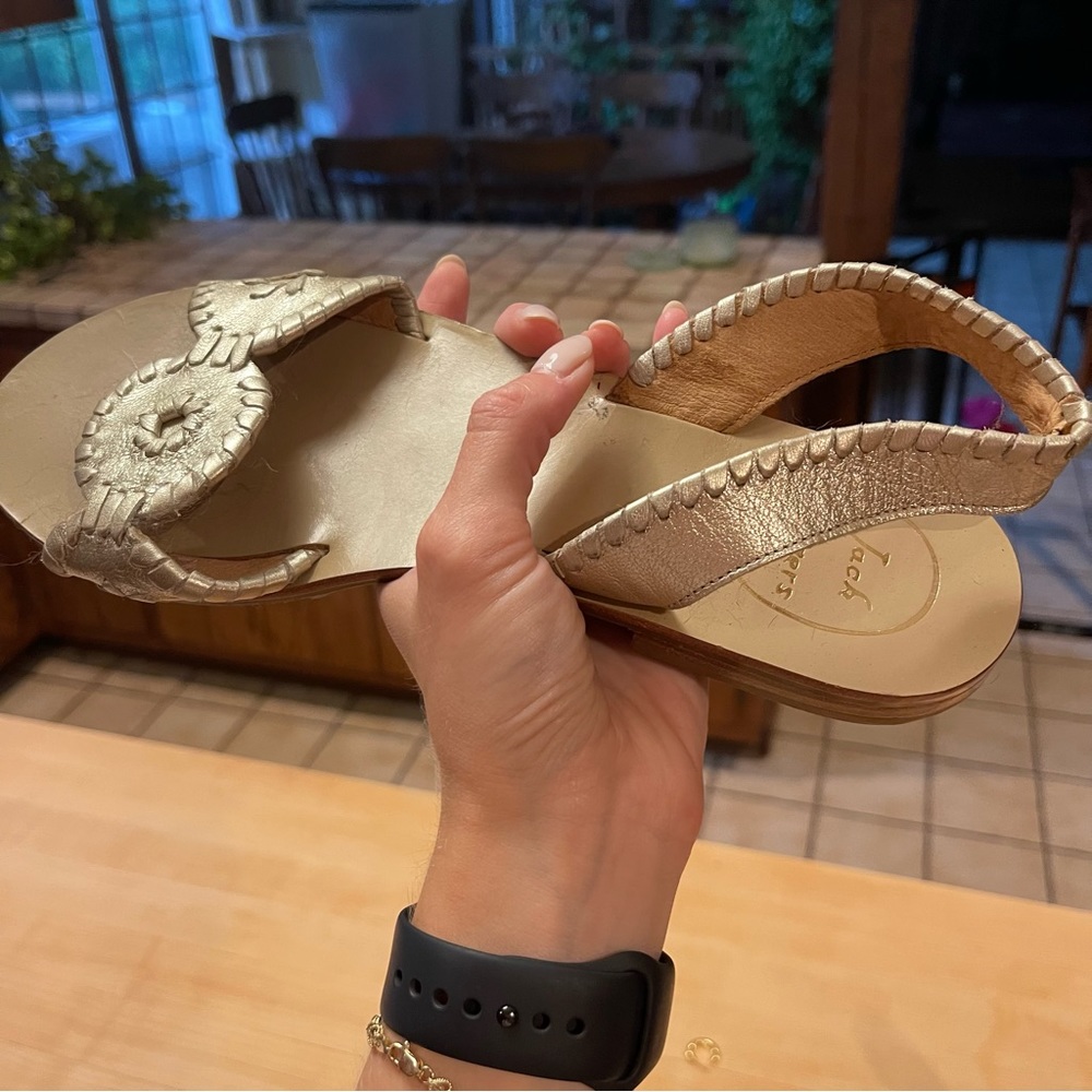 Jack Rogers Platinum Sandal